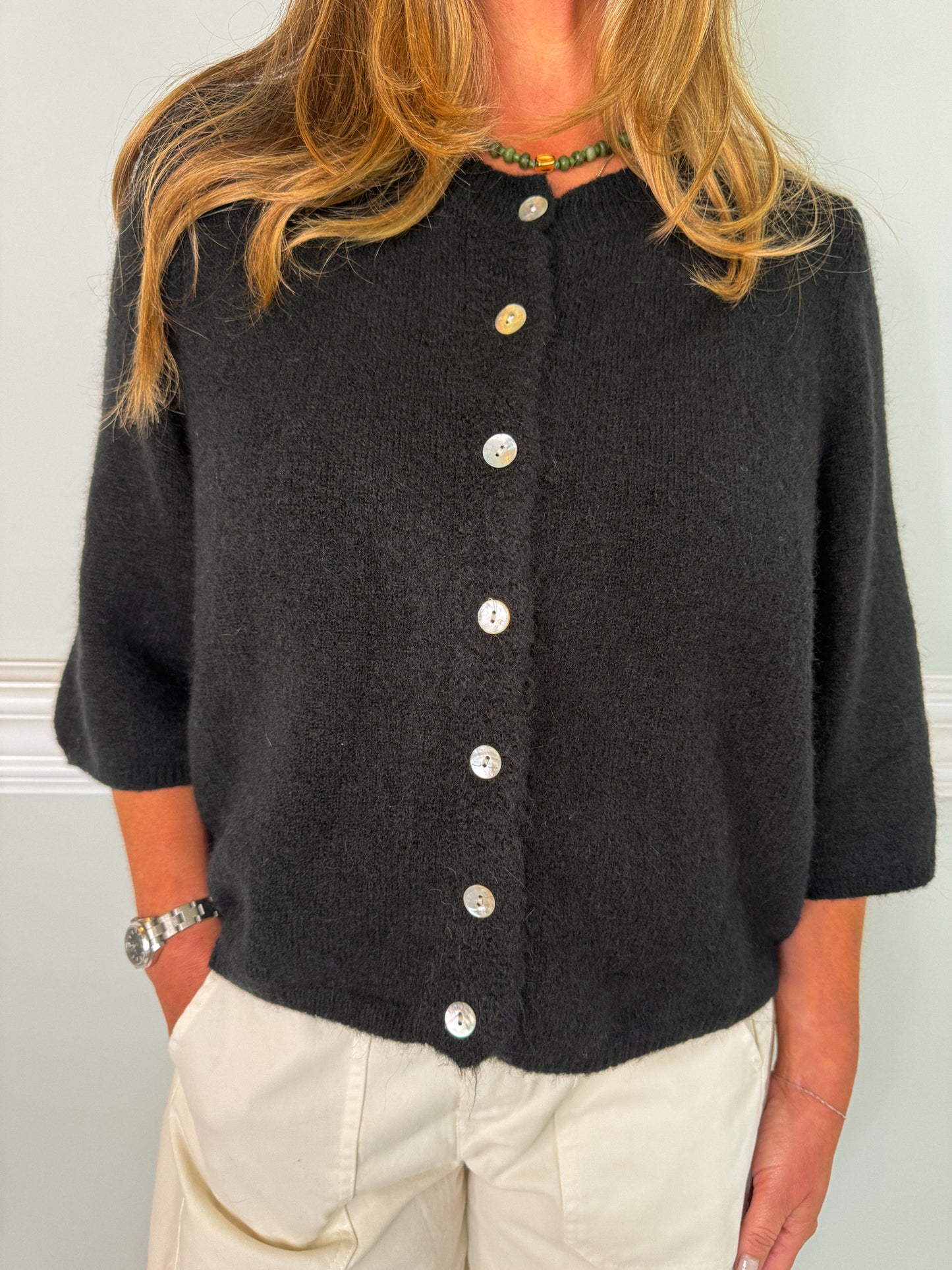 Black Everyday Cardigan