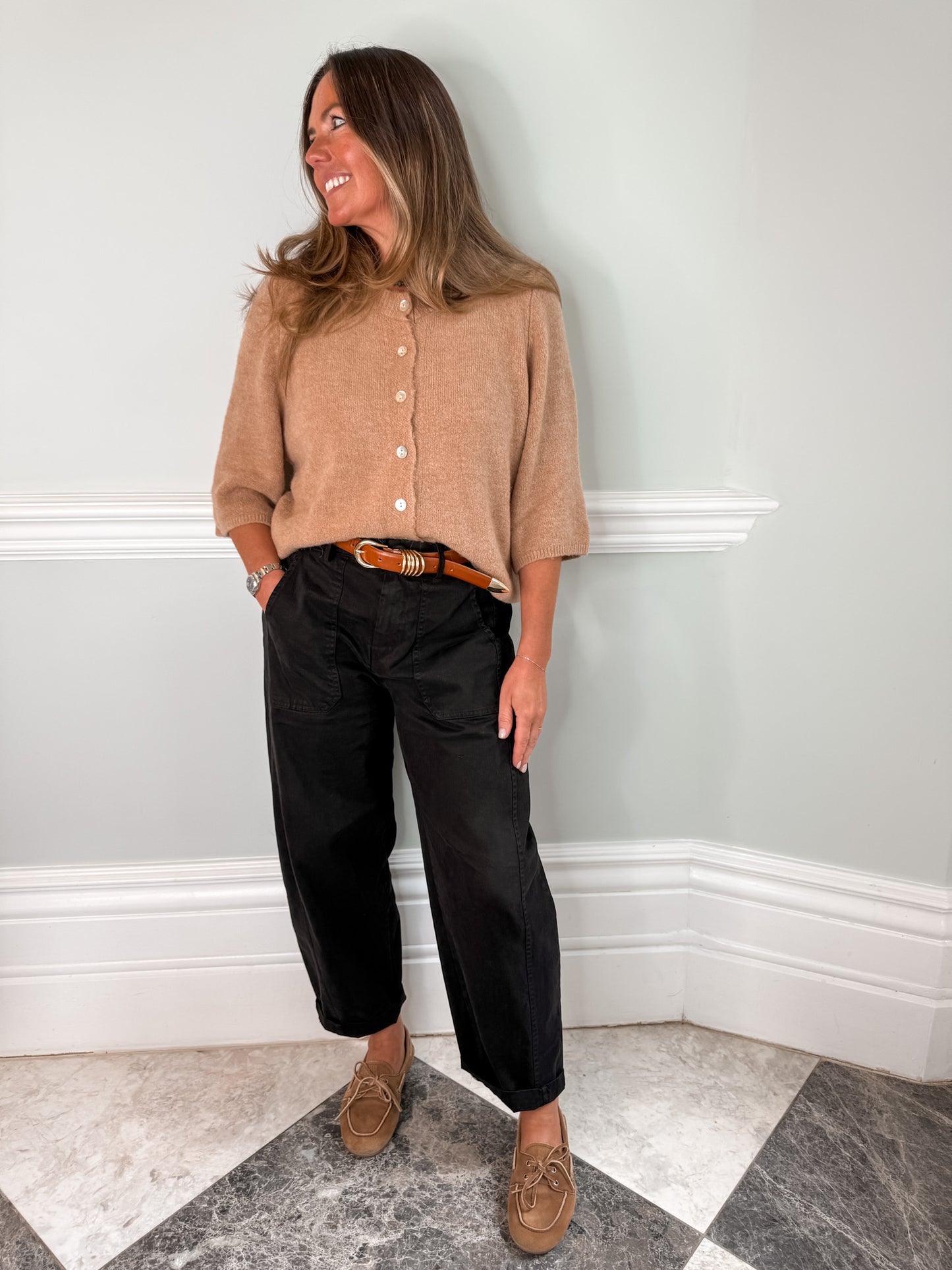 Camel Everyday Cardigan