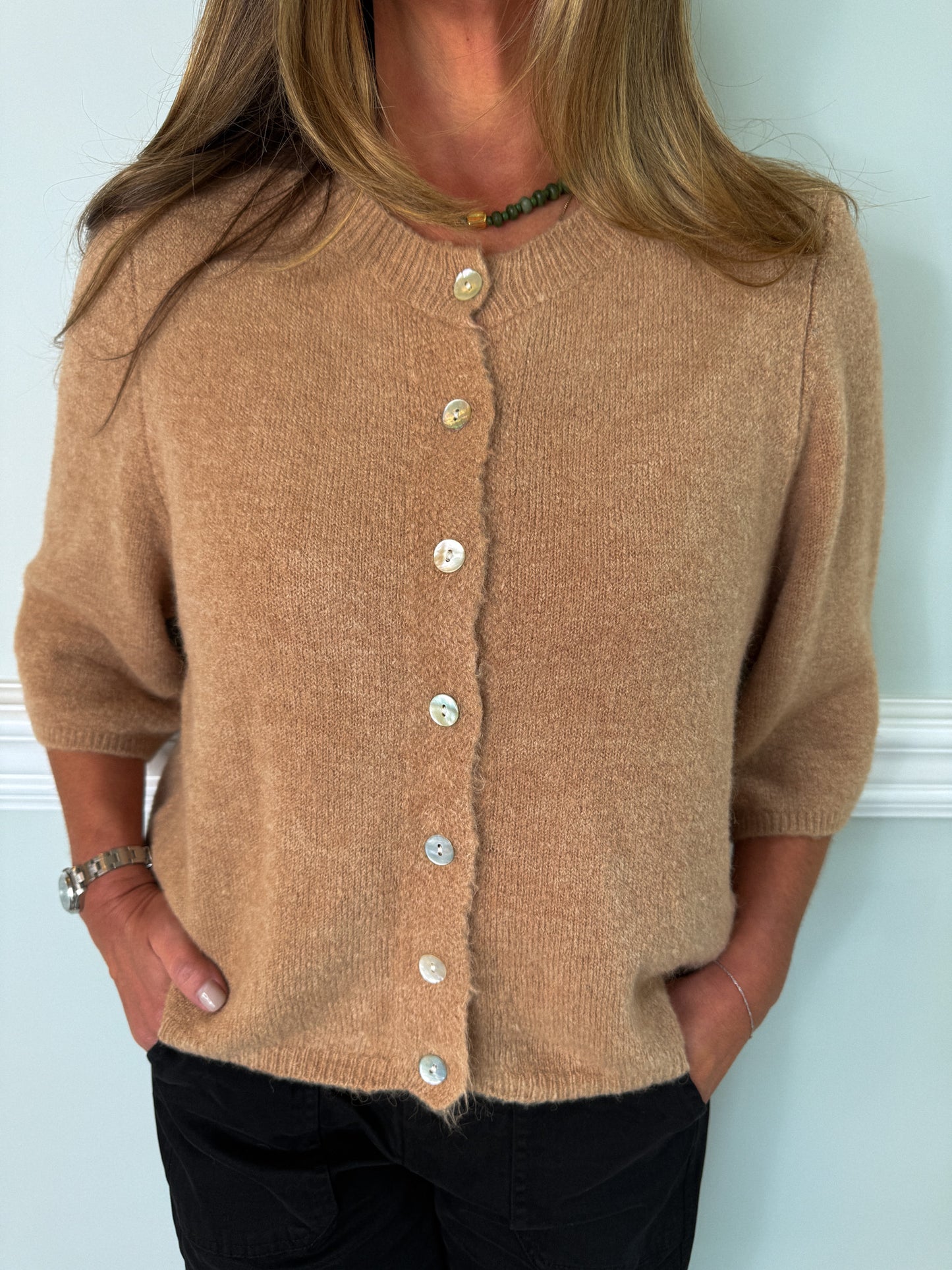 Camel Everyday Cardigan