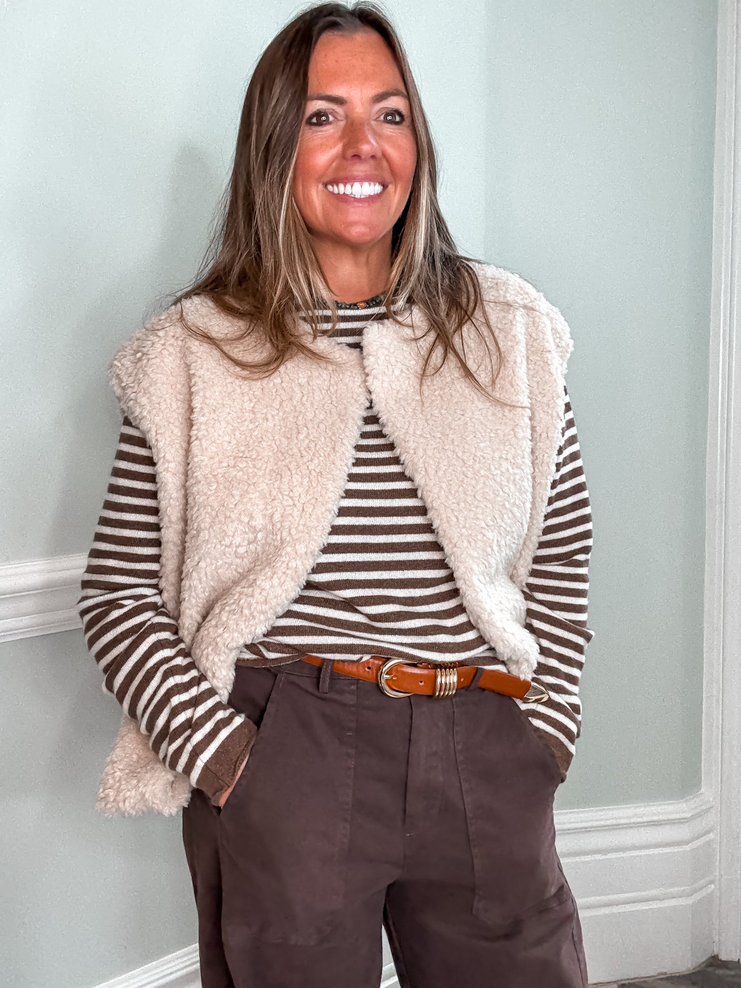 Faux Shearling Gilet
