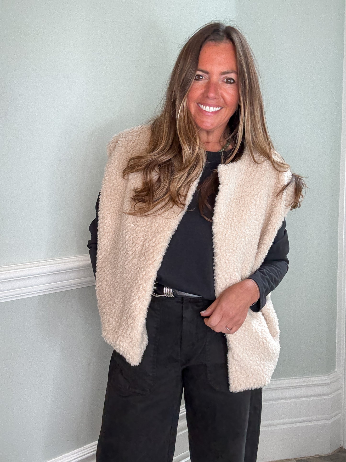 Faux Shearling Gilet