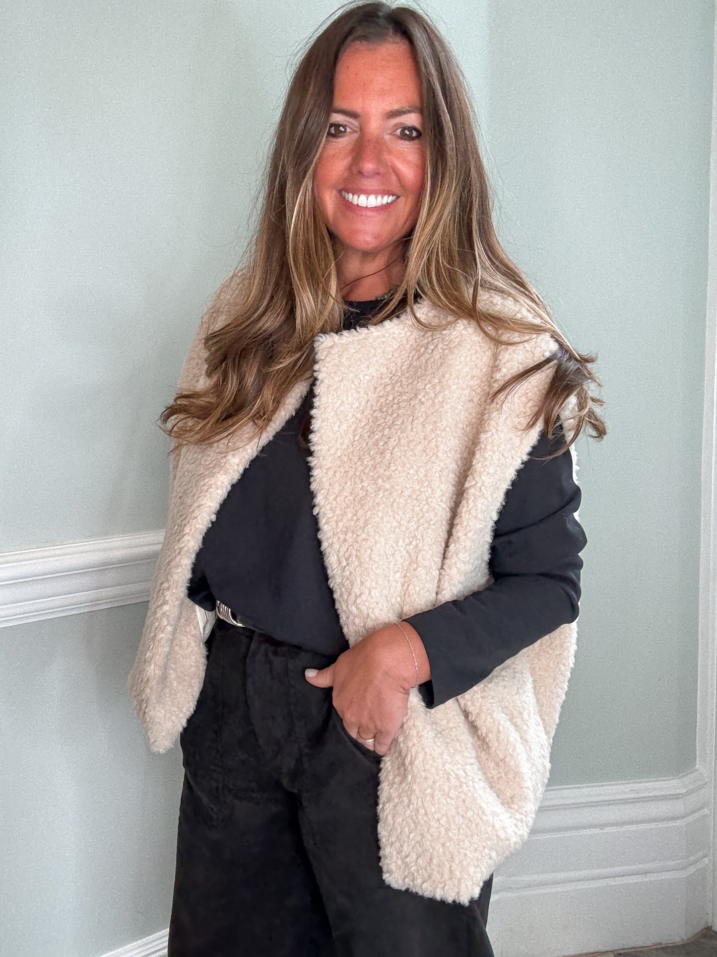 Faux Shearling Gilet