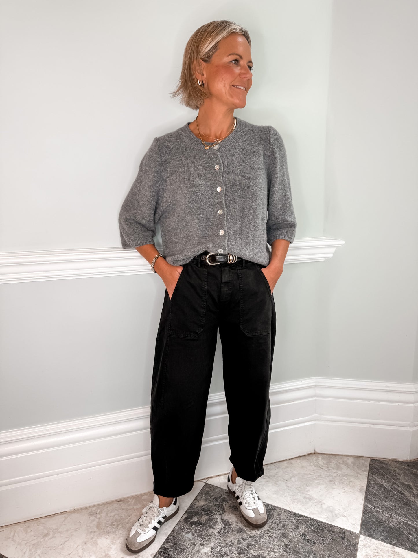 Grey Everyday Cardigan
