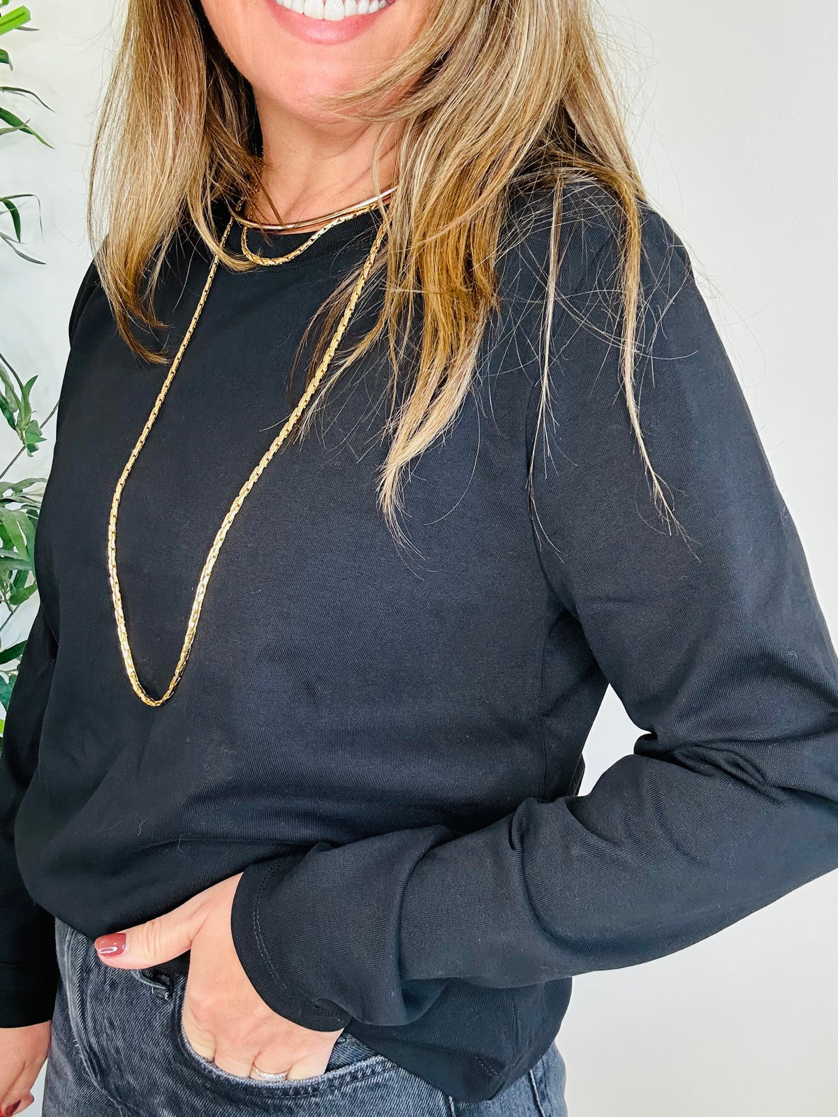 Black Long Sleeve Tee