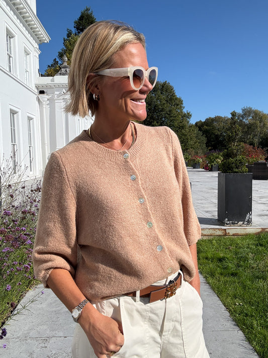 Camel Everyday Cardigan