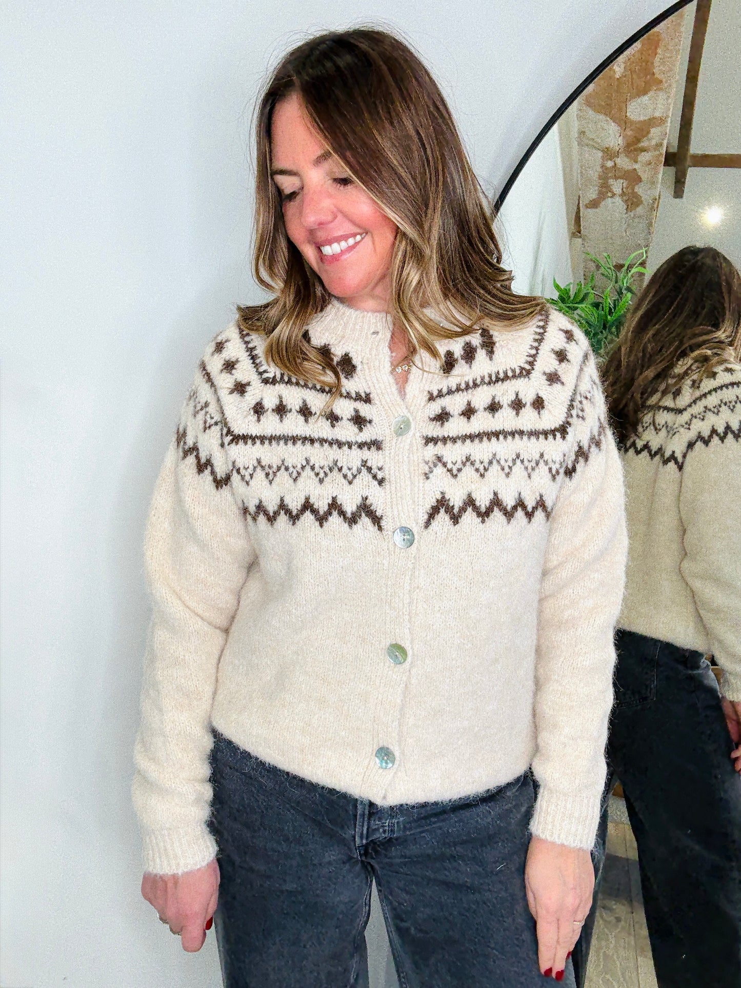 The Alpine Fair Isle Cardigan