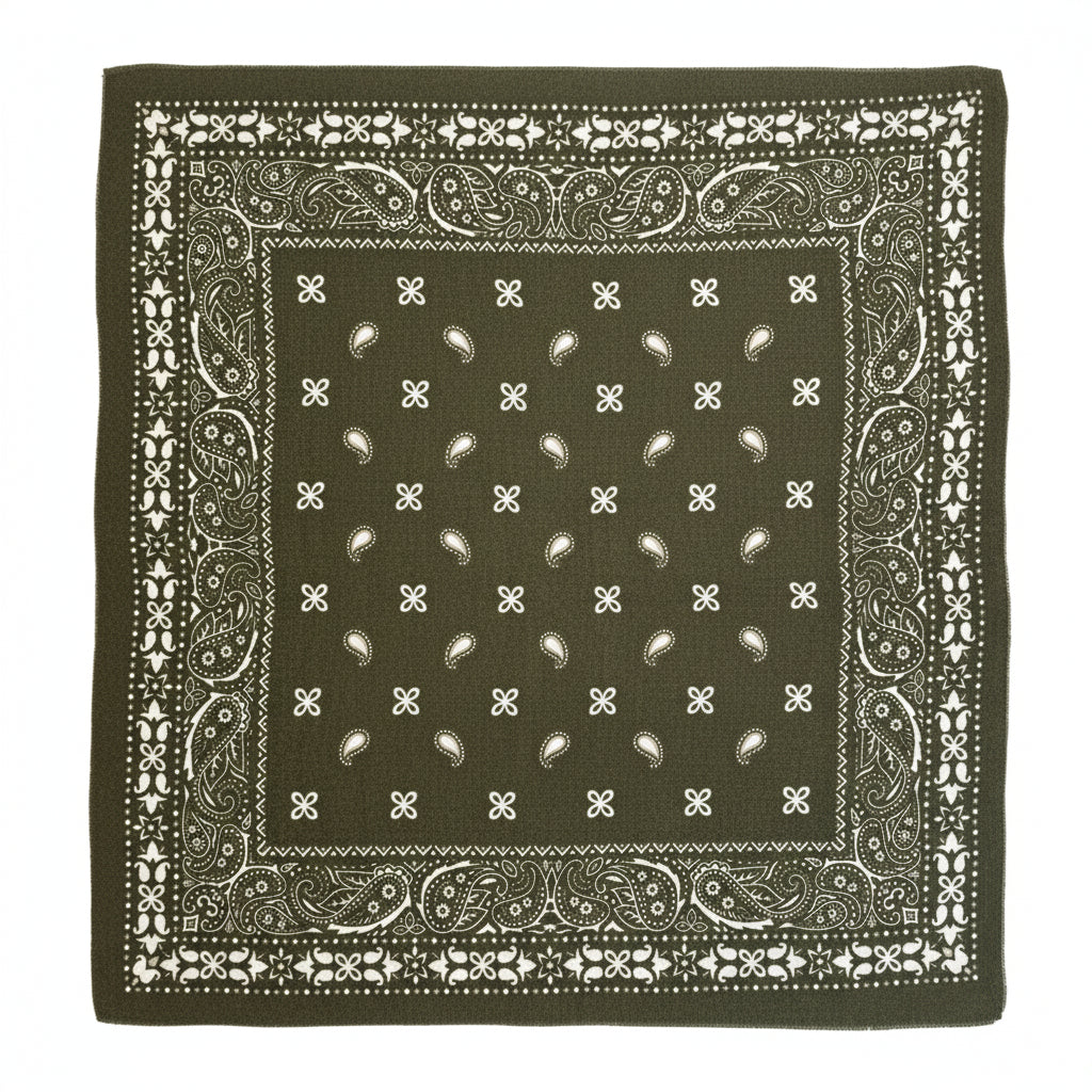 Khaki Bandana Scarf