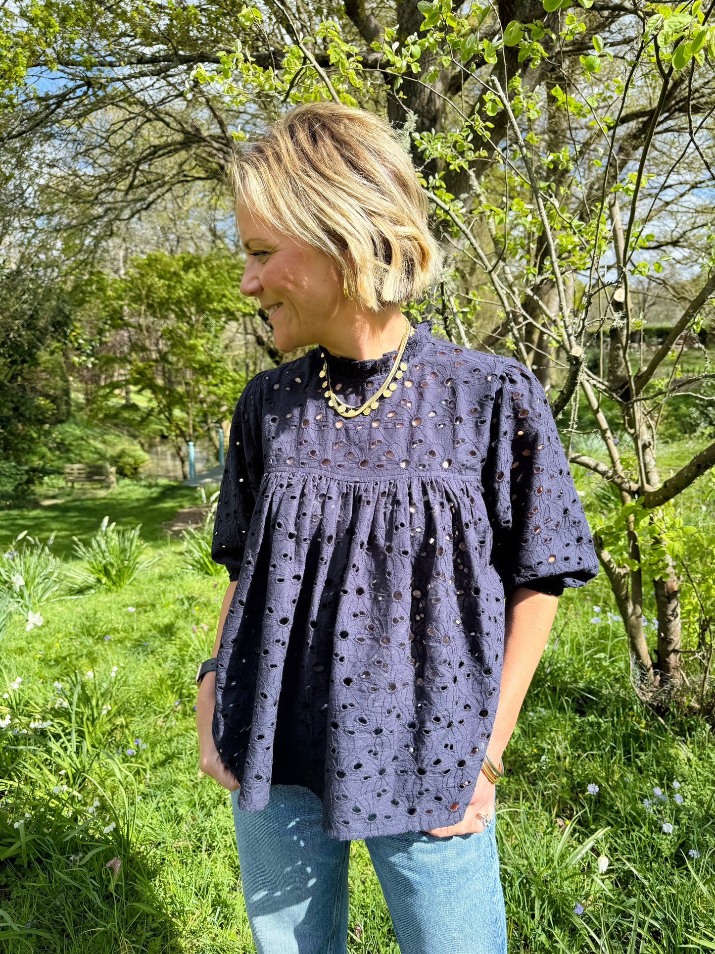 Broderie Blouse