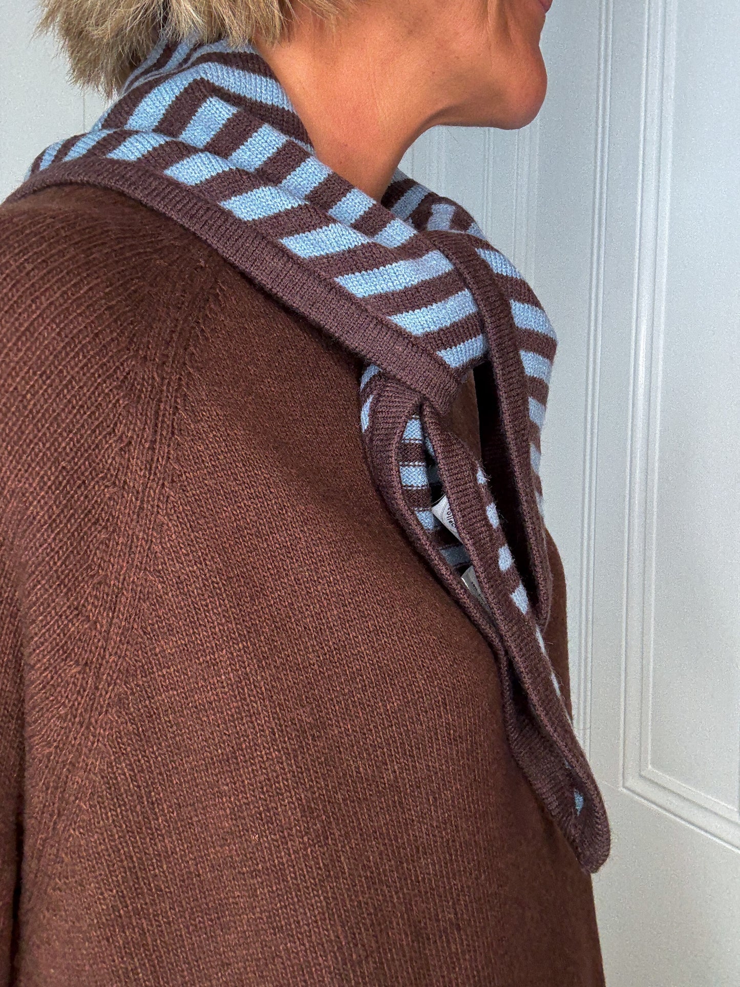 Stripe Knit Scarf