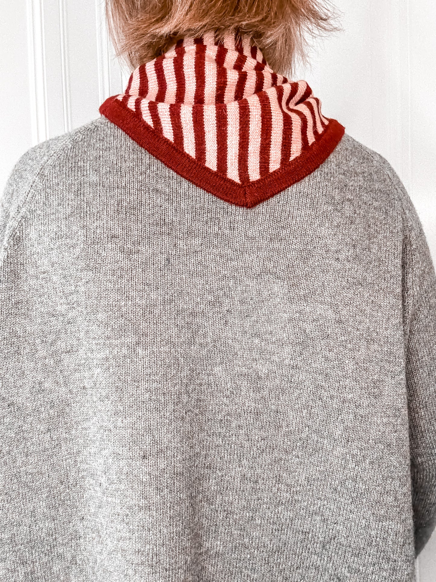 Stripe Knit Scarf