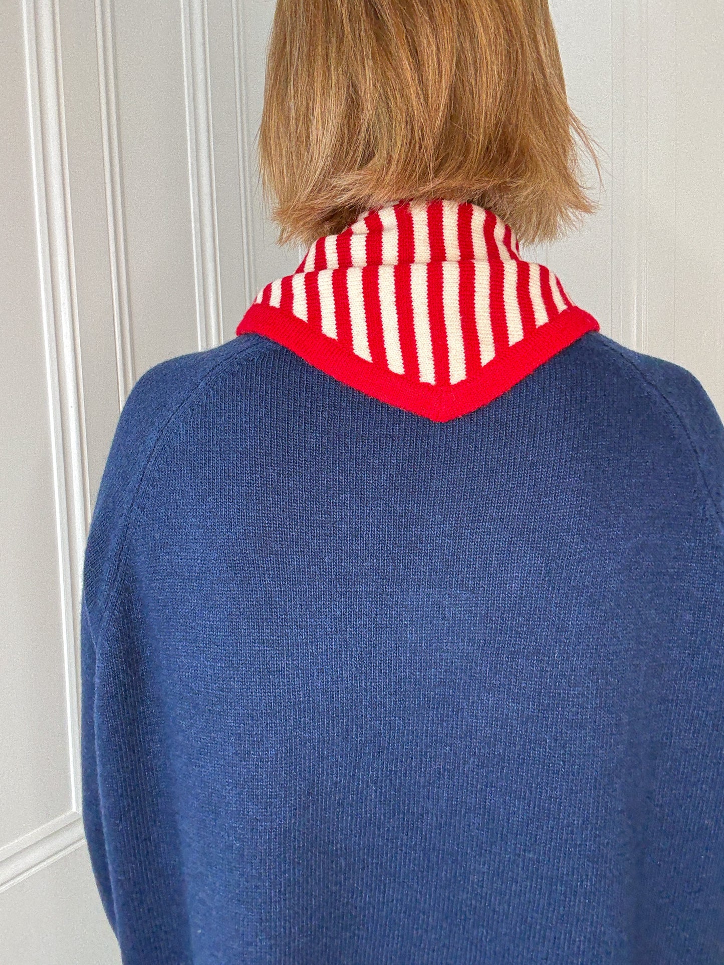 Striped Knit Scarf
