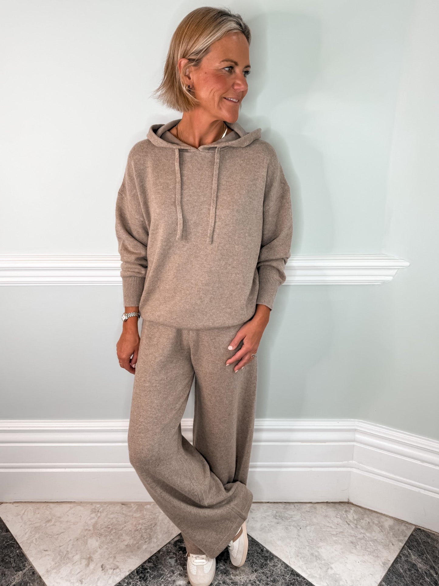 Warm Oatmeal Loungewear Set