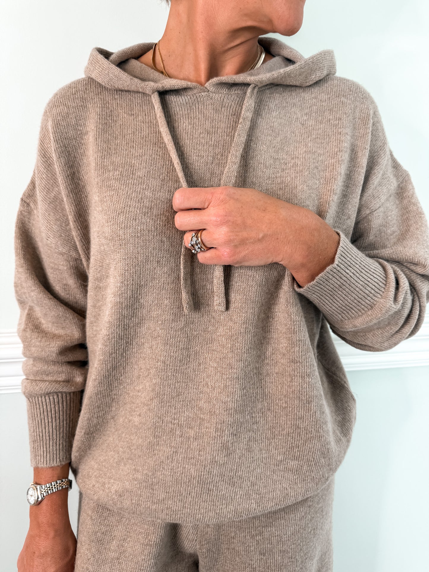 Warm Oatmeal Loungewear Set