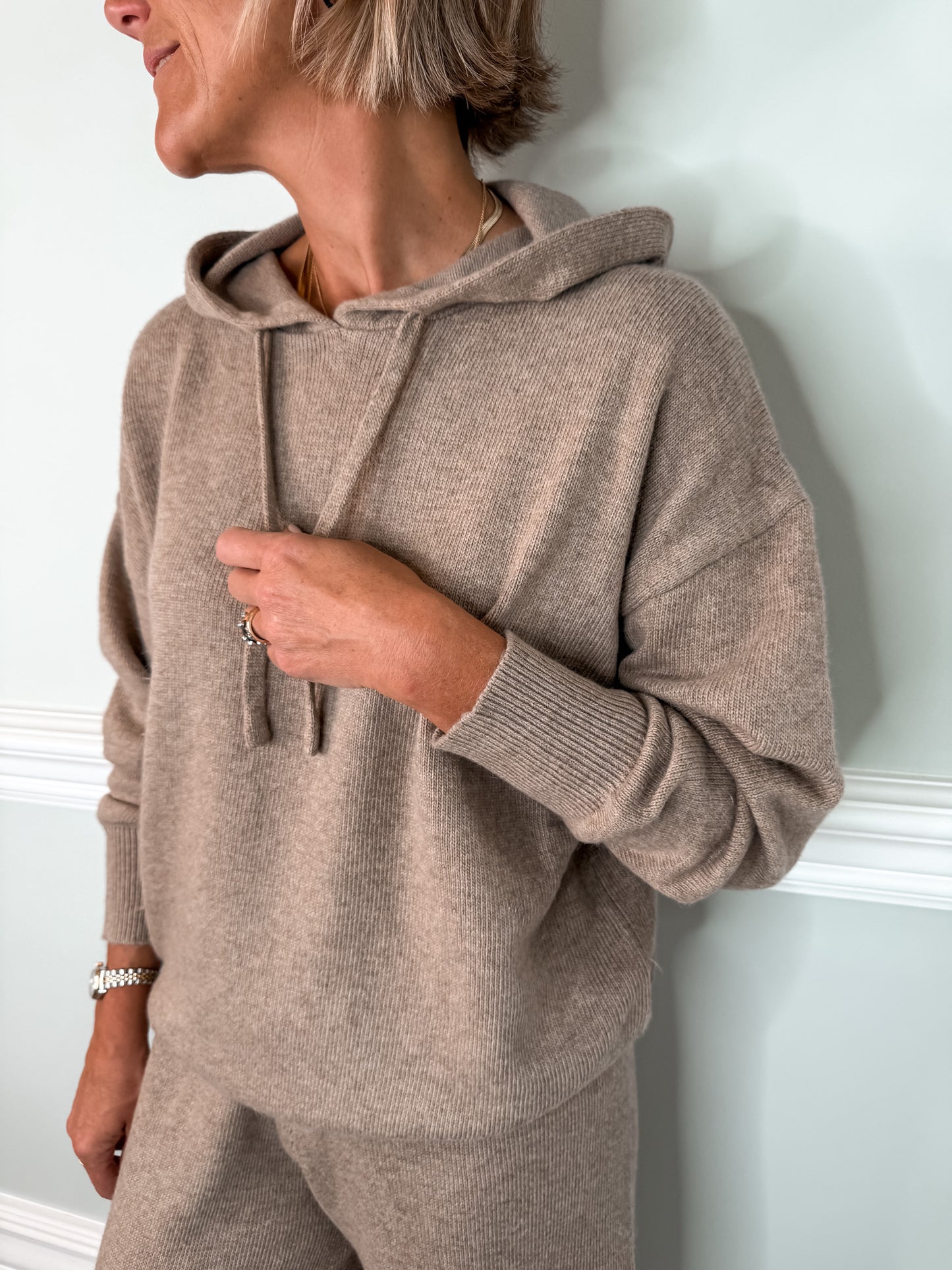 Warm Oatmeal Loungewear Set