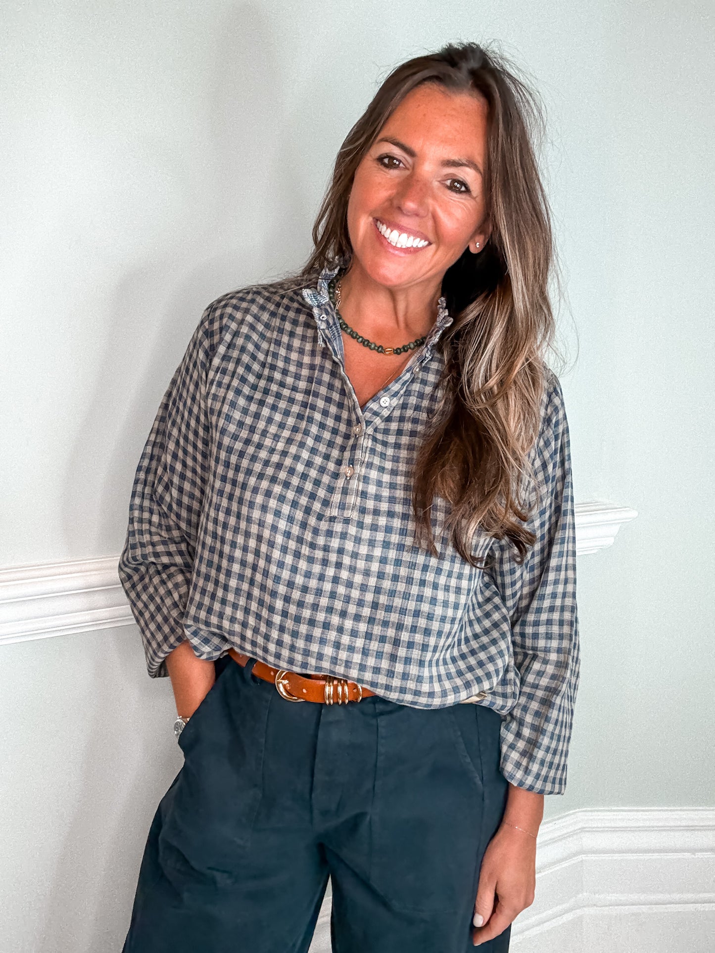 Check Blouse