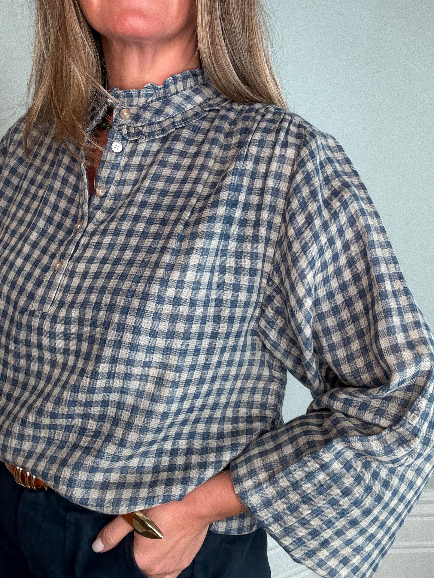 Check Blouse