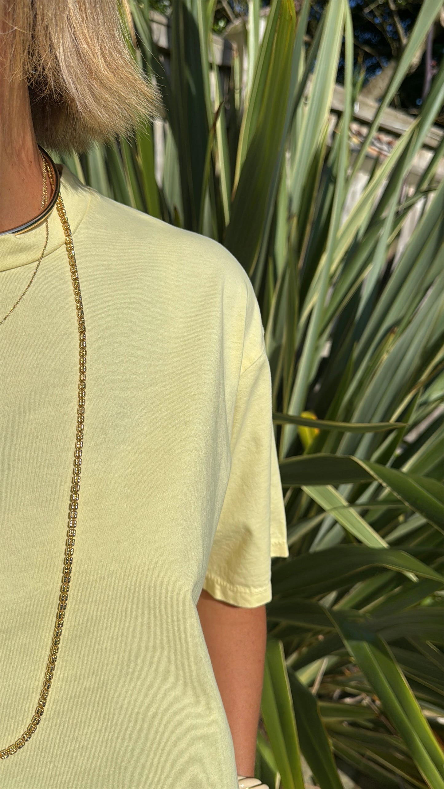 Yellow Boxy Tee