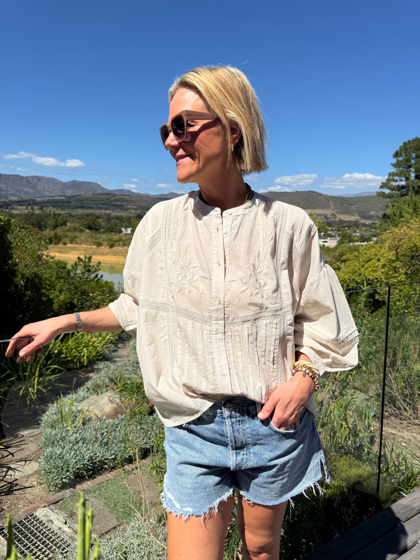 Stone Embroidered Blouse
