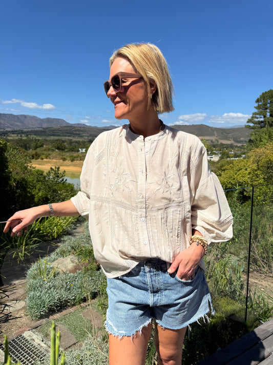 Stone Embroidered Blouse