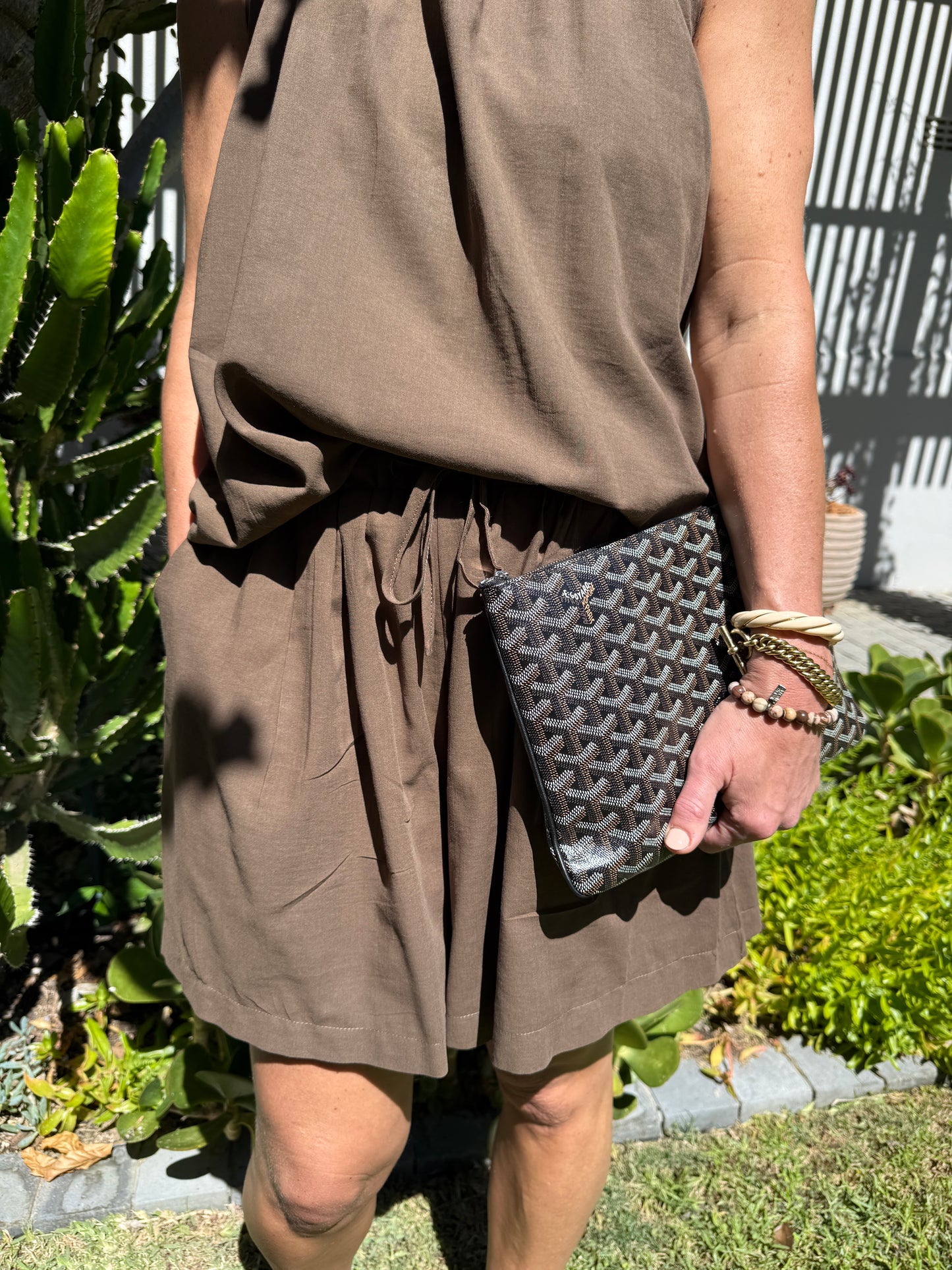 Chocolate Shorts Set