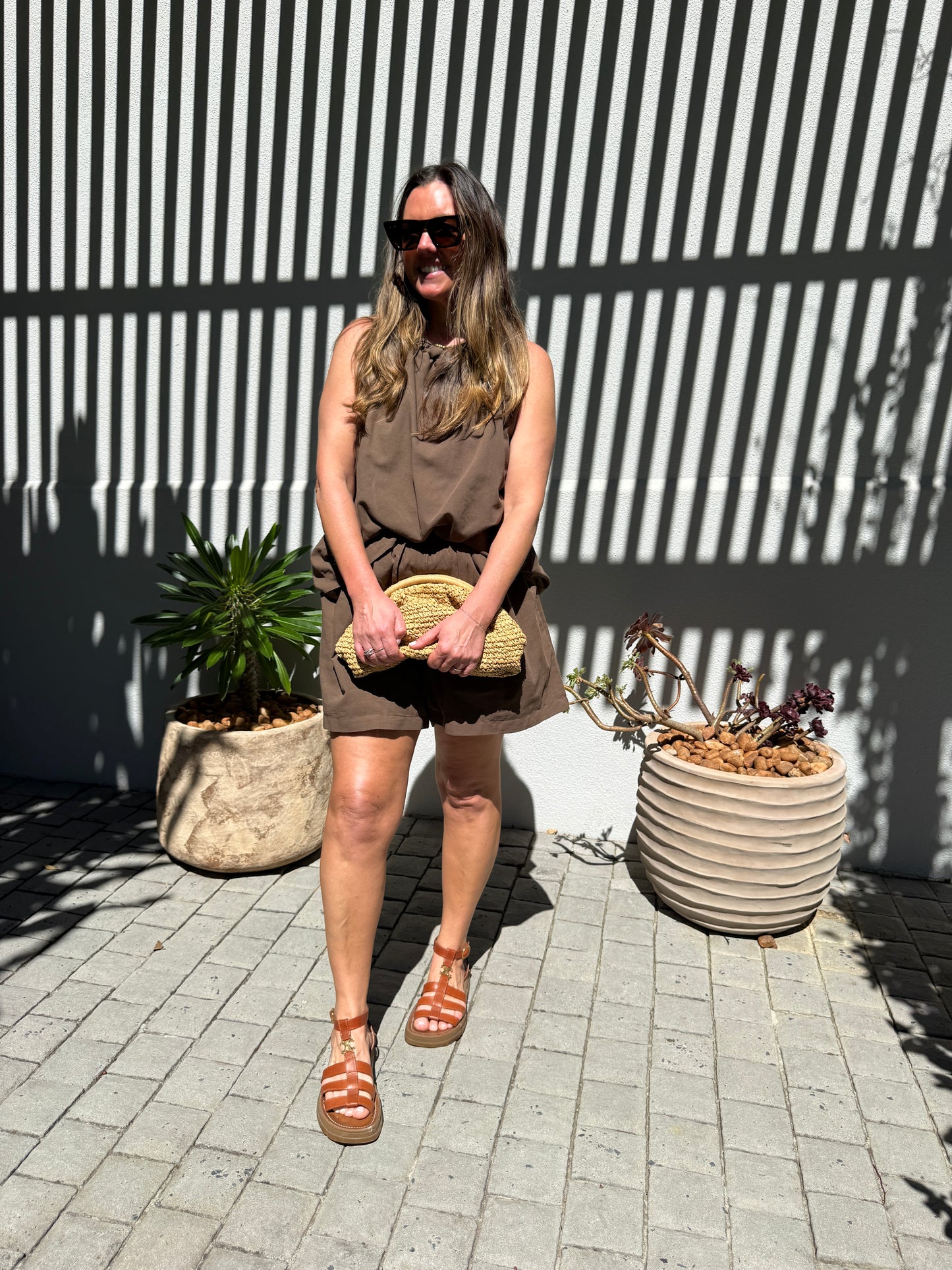 Chocolate Shorts Set