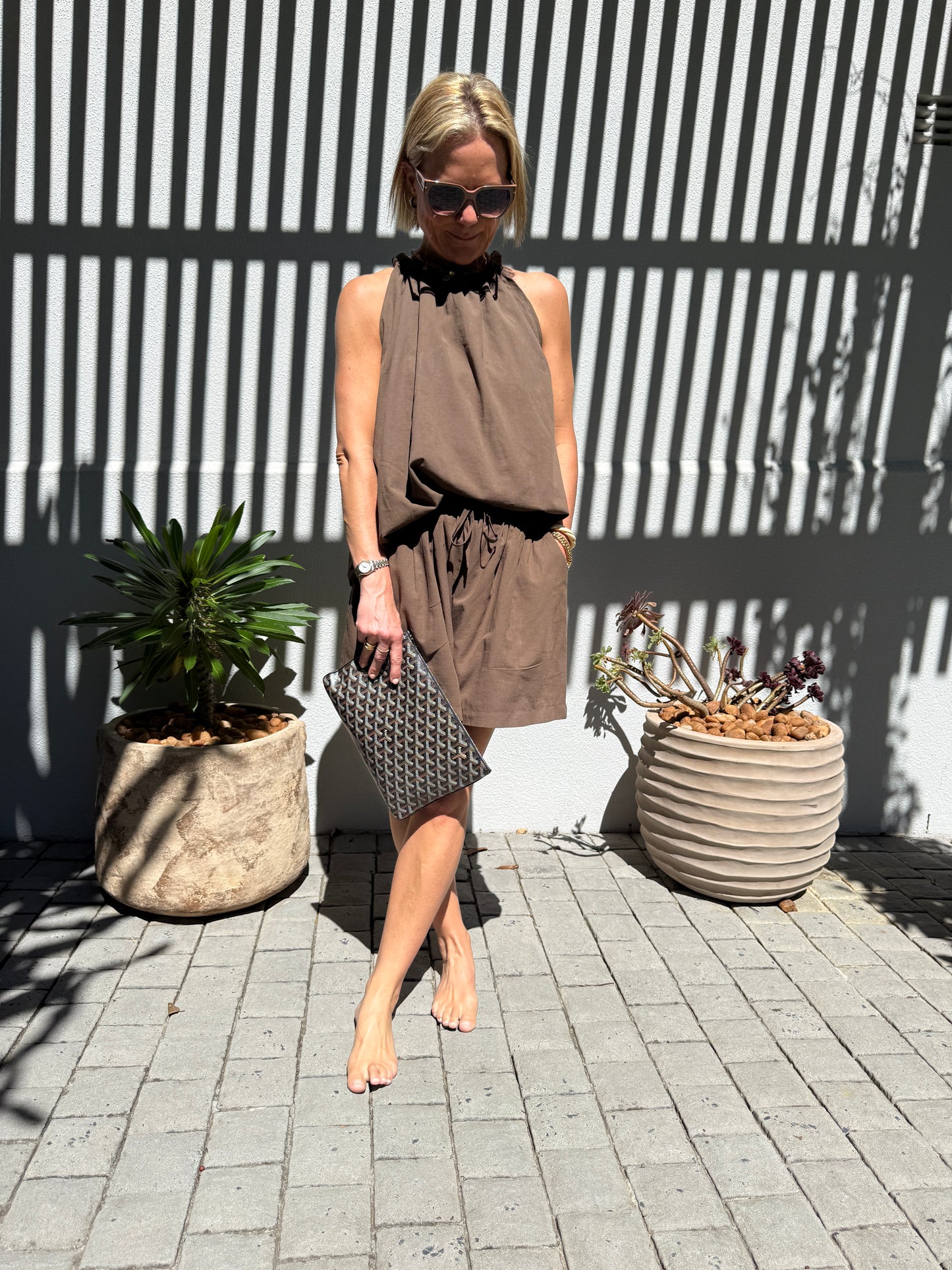Chocolate Shorts Set