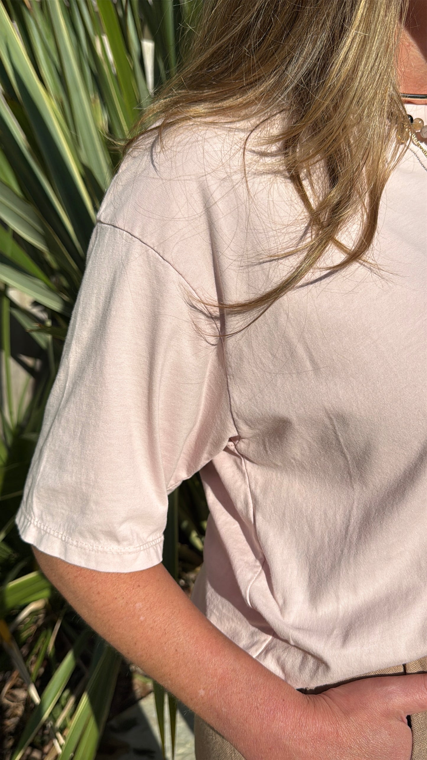 Pink Boxy Tee
