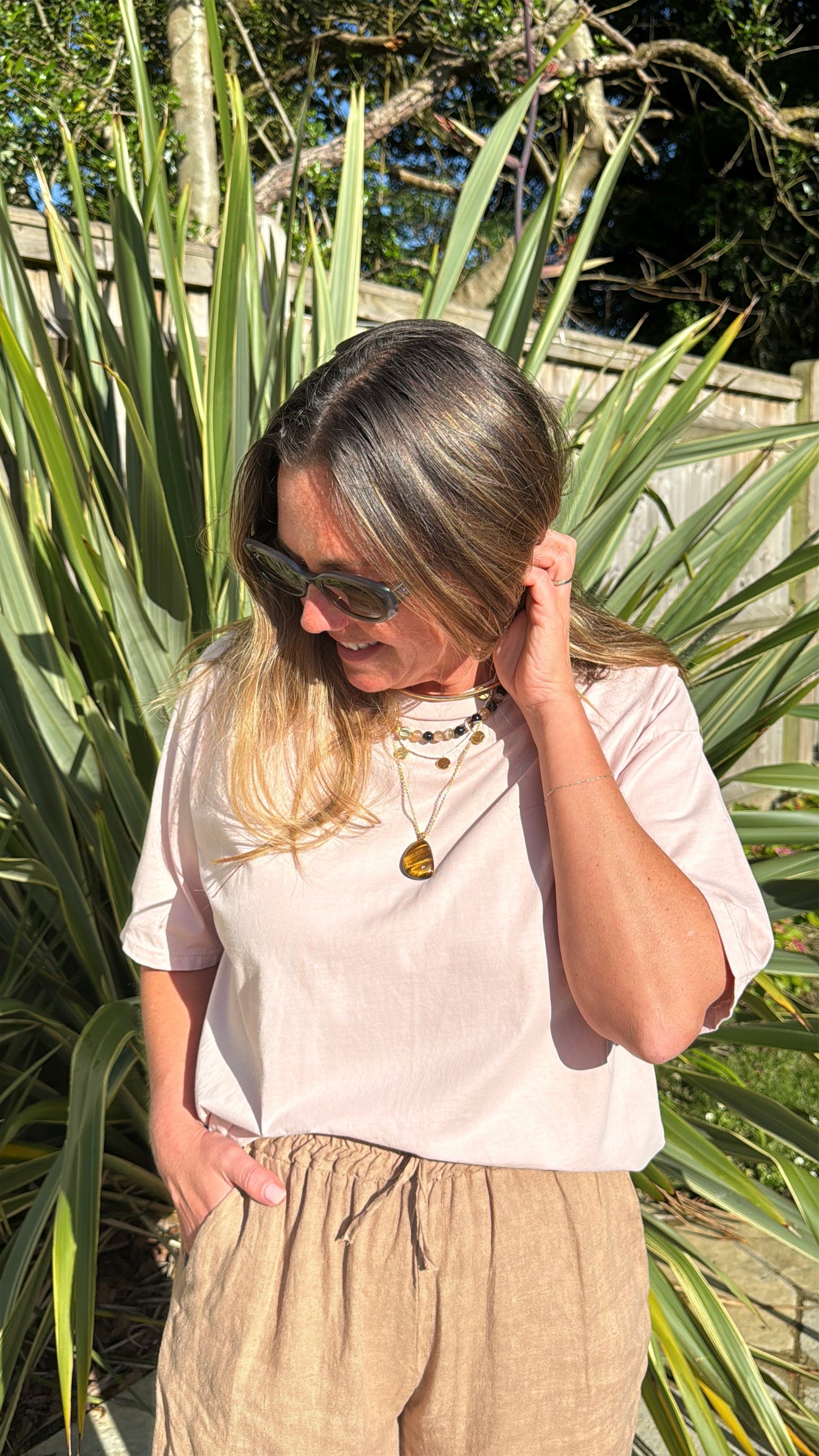 Pink Boxy Tee