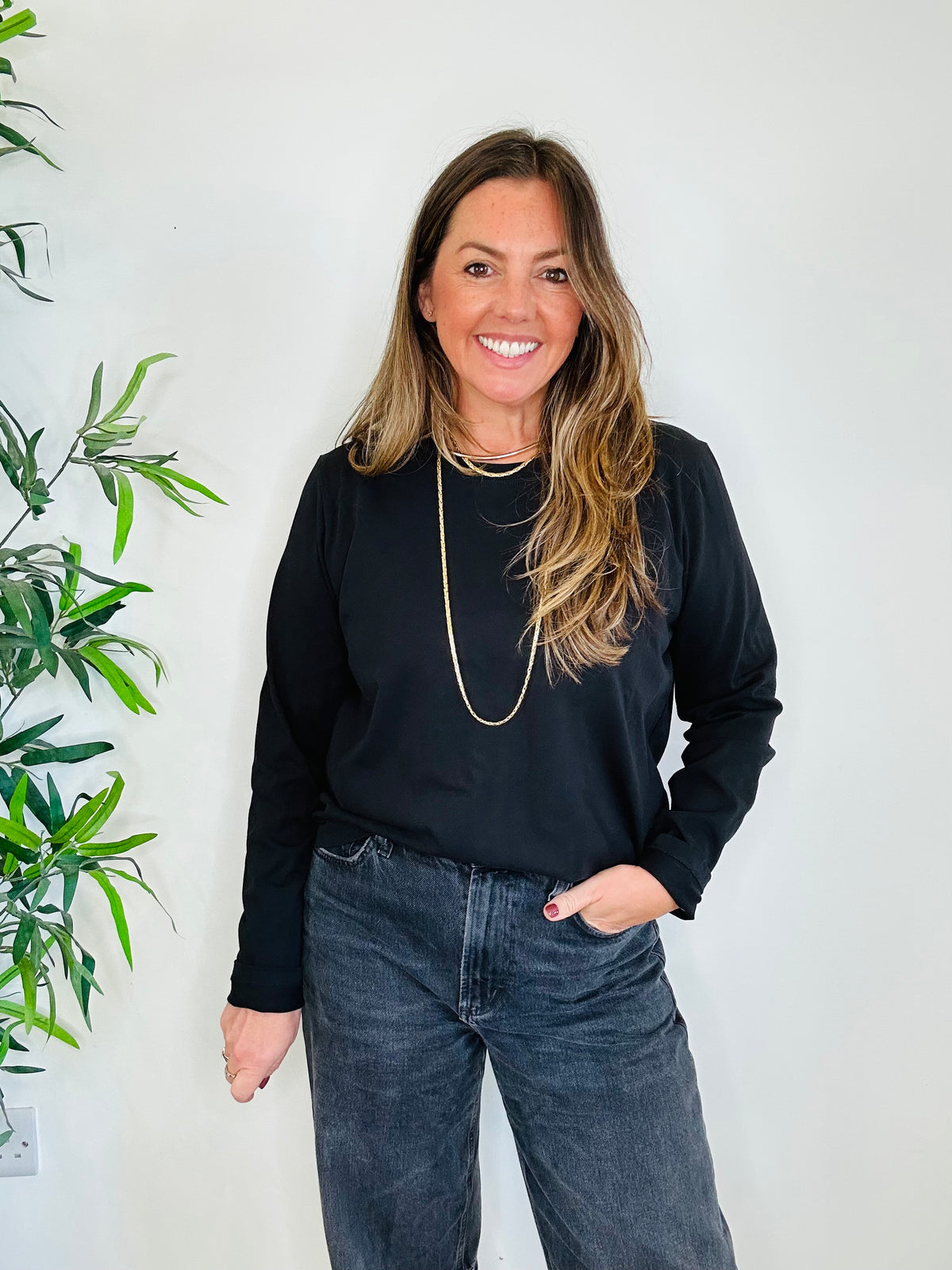 Black Long Sleeve Tee