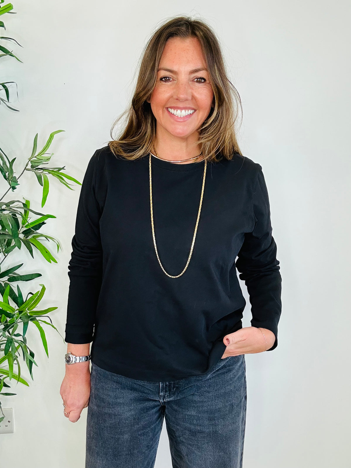 Black Long Sleeve Tee