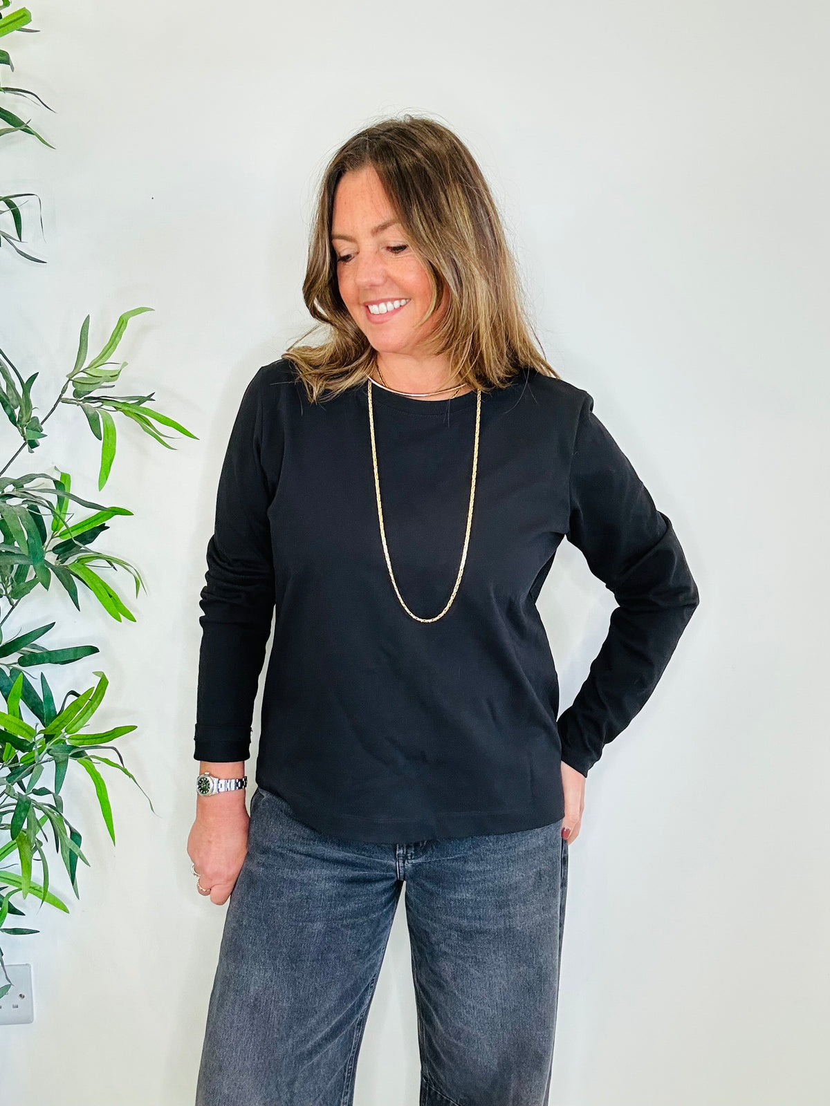 Black Long Sleeve Tee