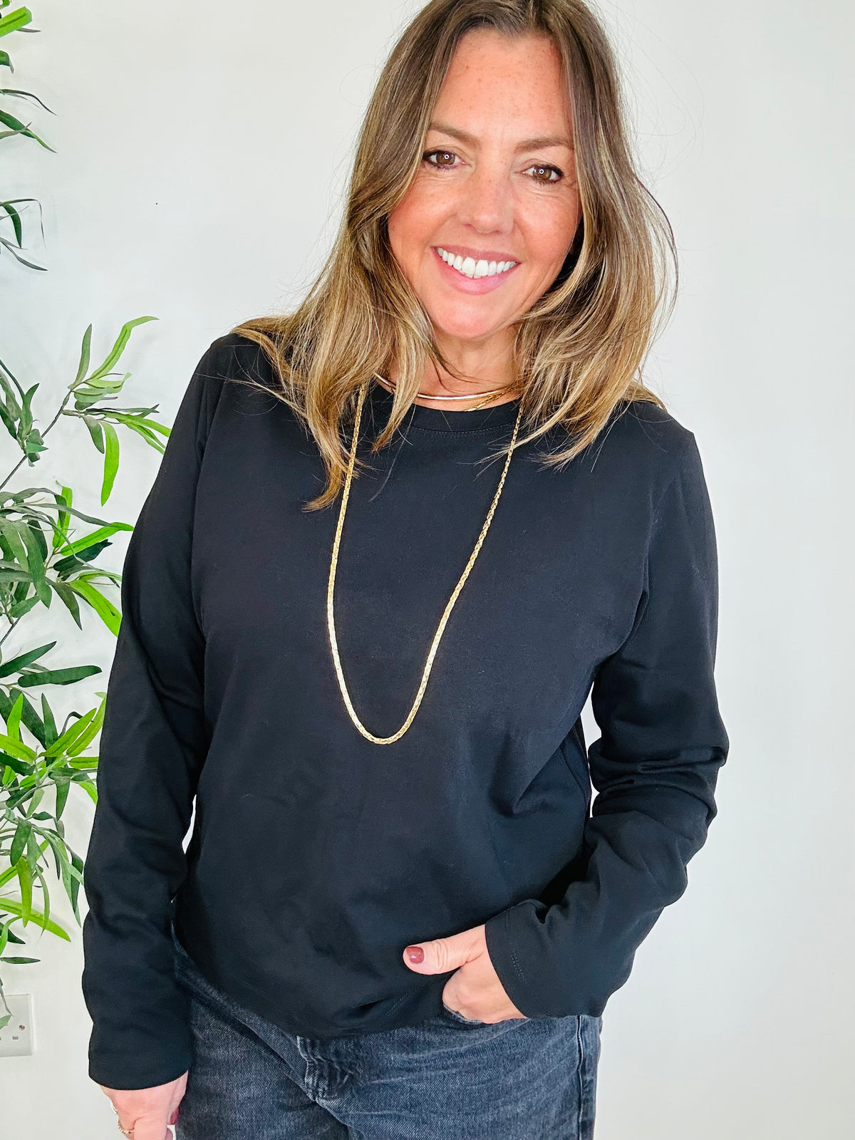 Black Long Sleeve Tee