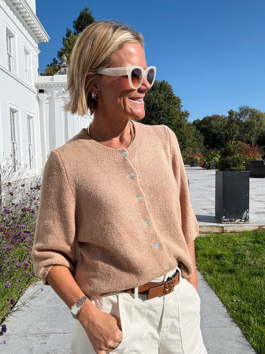 Camel Everyday Cardigan
