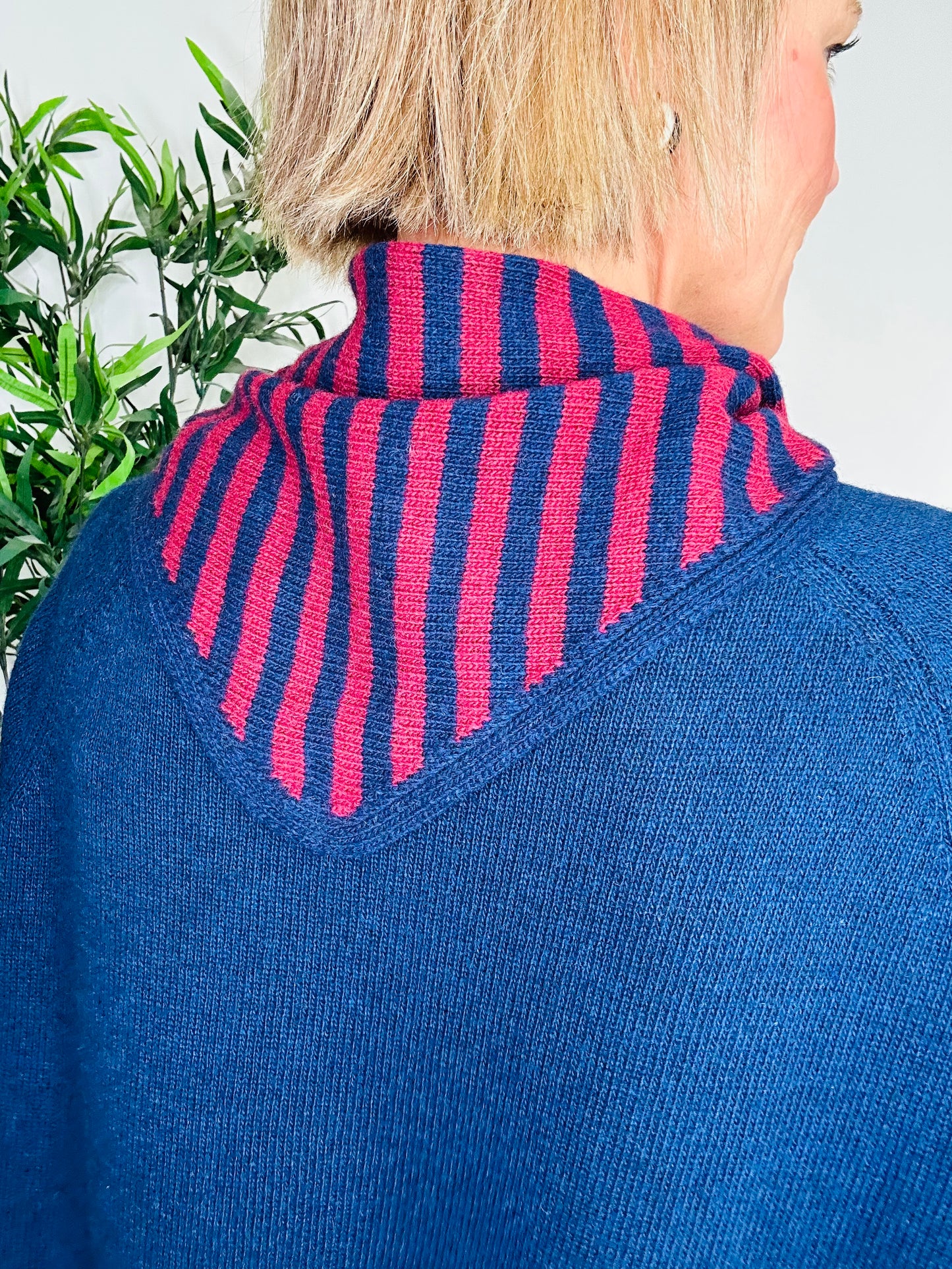 Stripe Knit Scarf