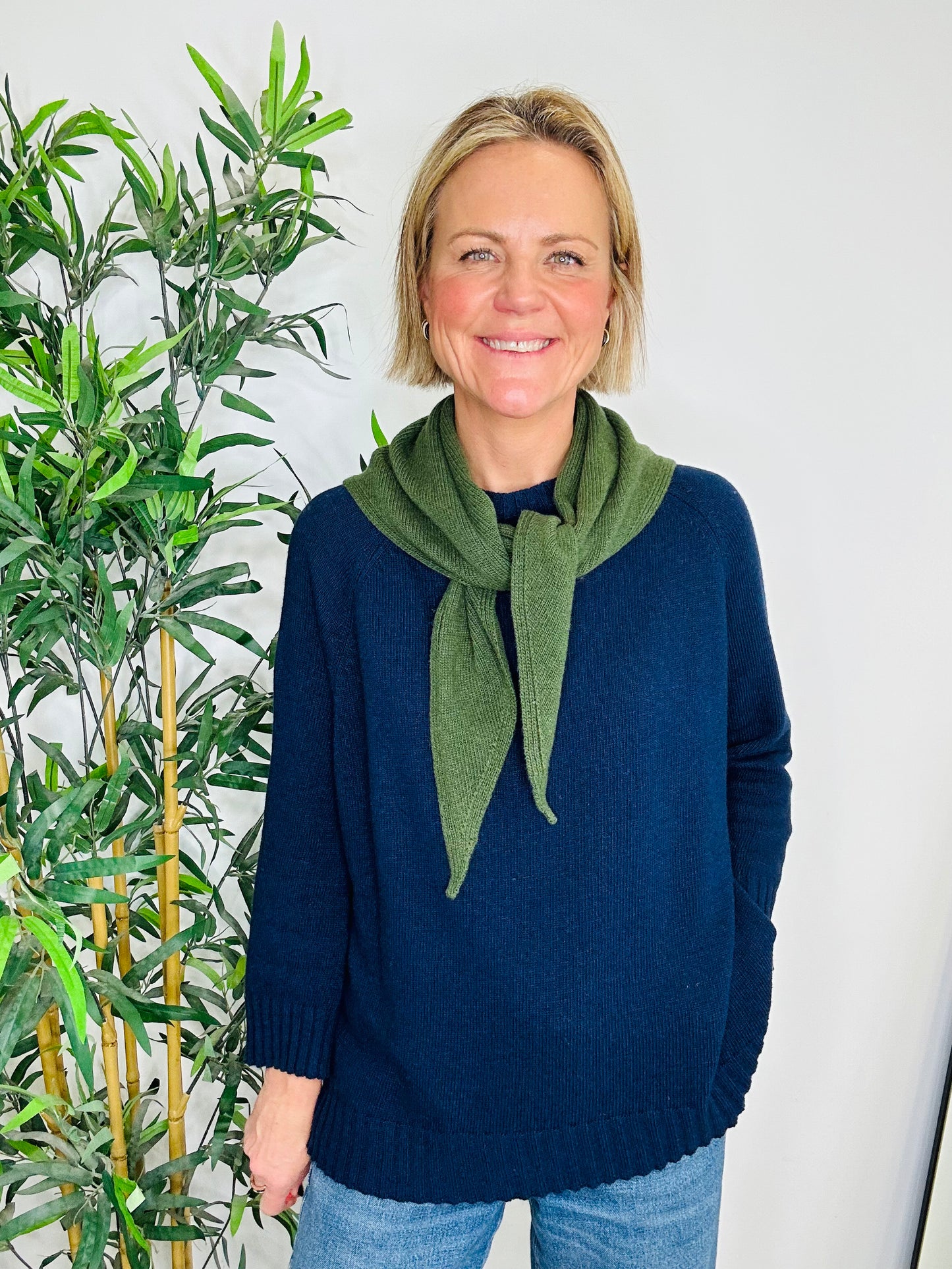 Khaki Triangle Scarf