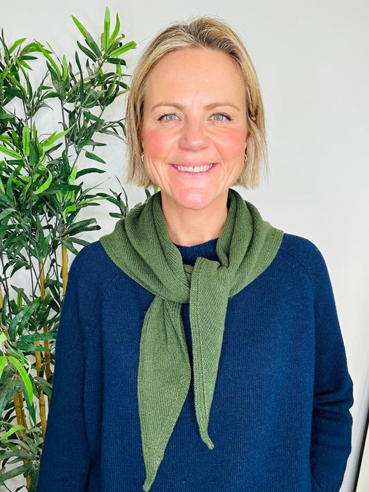 Khaki Triangle Scarf