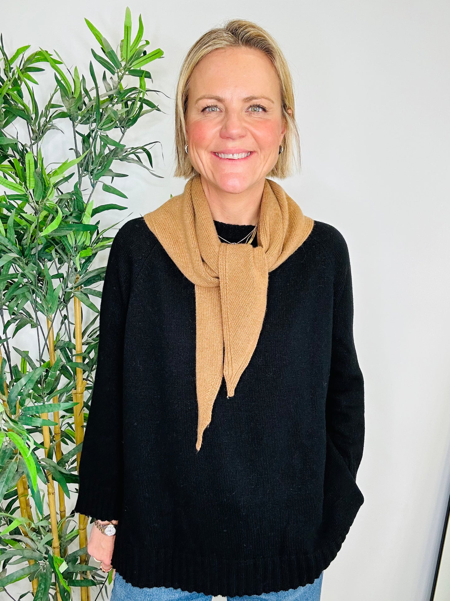 Camel Triangle Scarf