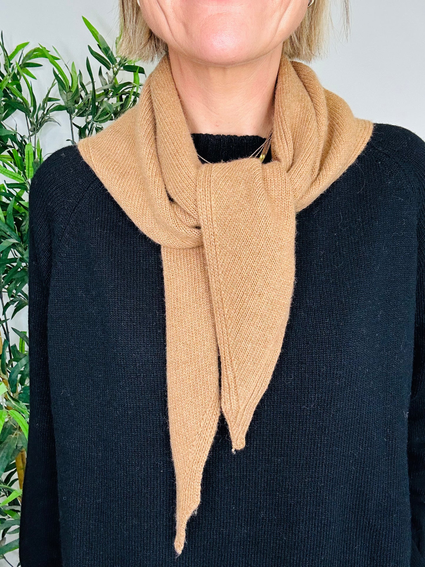 Camel Triangle Scarf