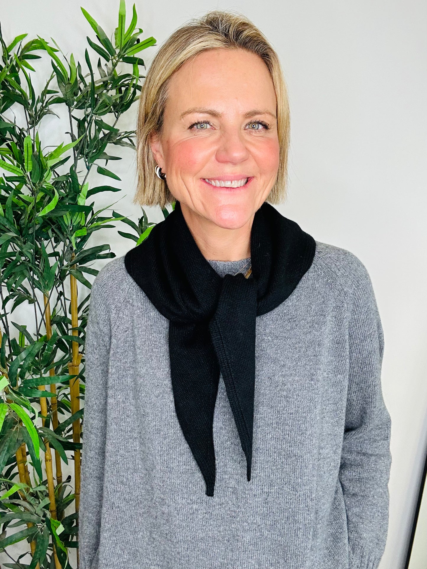 Black Triangle Scarf