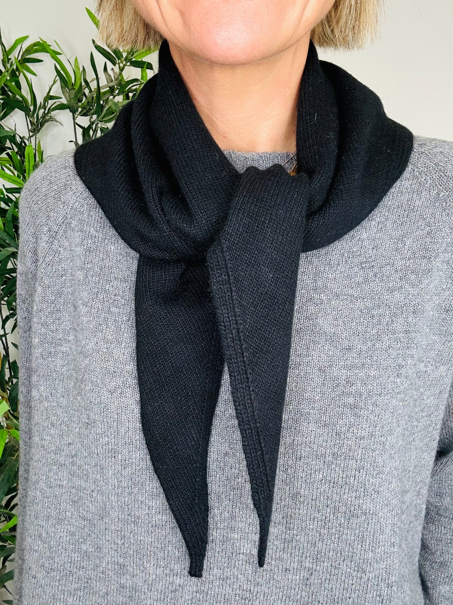 Black Triangle Scarf