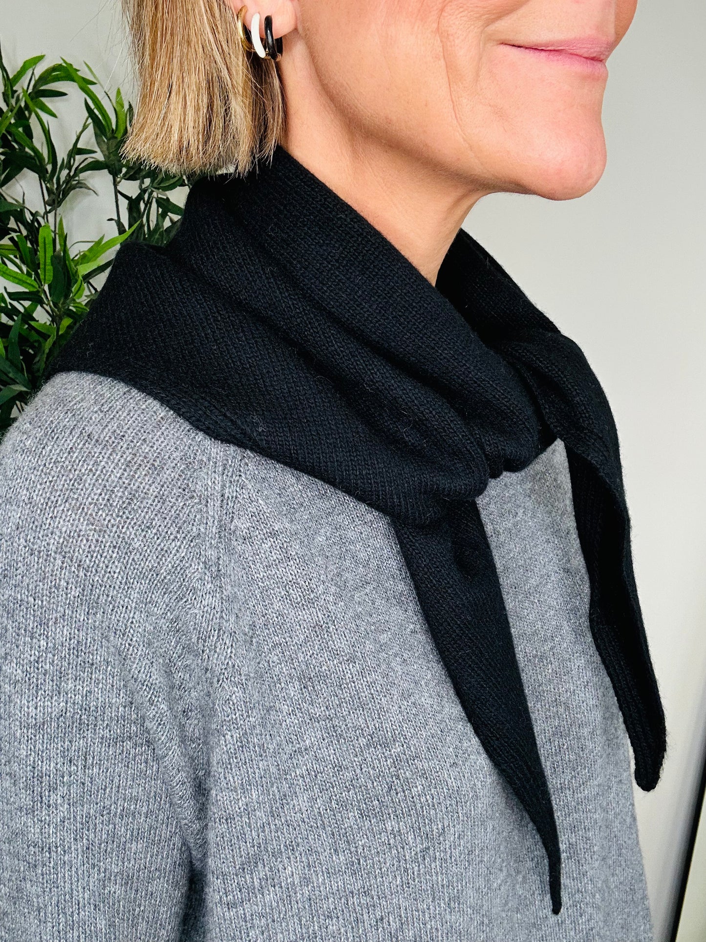 Black Triangle Scarf