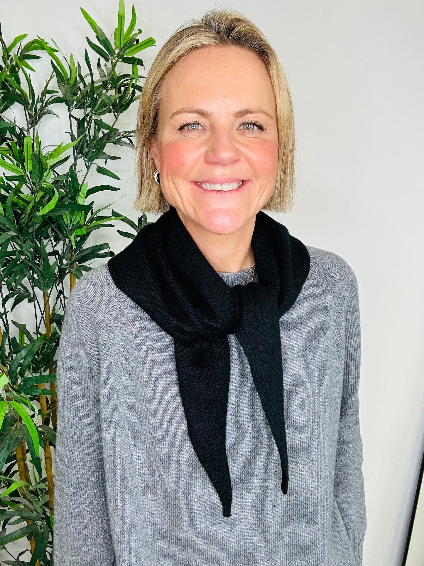 Black Triangle Scarf