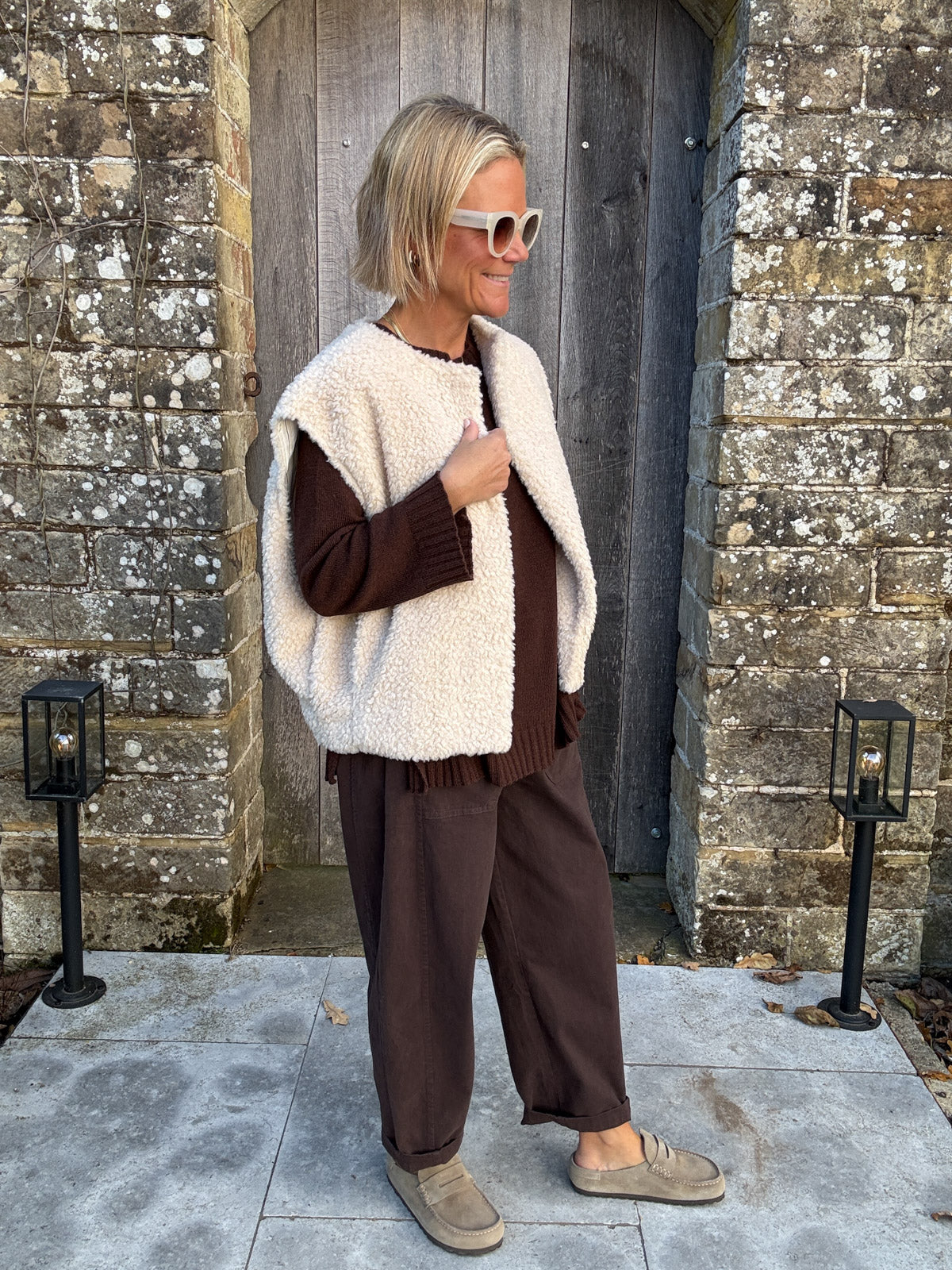 Faux Shearling Gilet