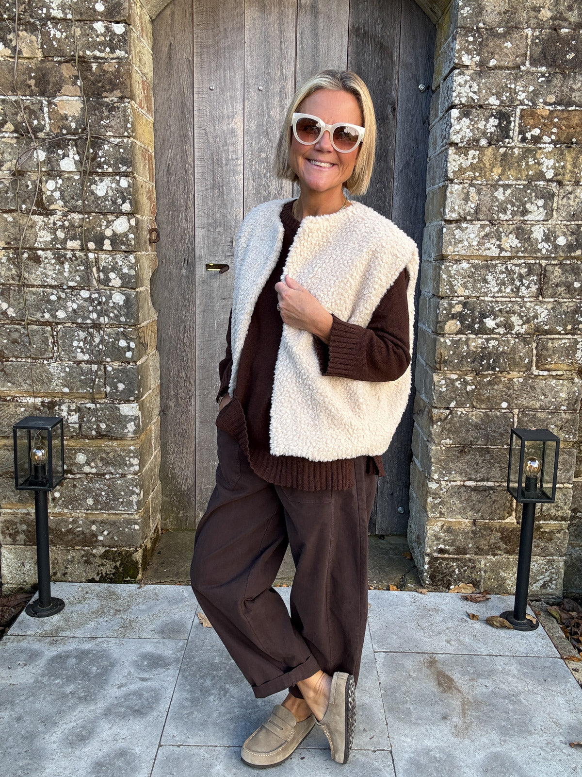 Faux Shearling Gilet