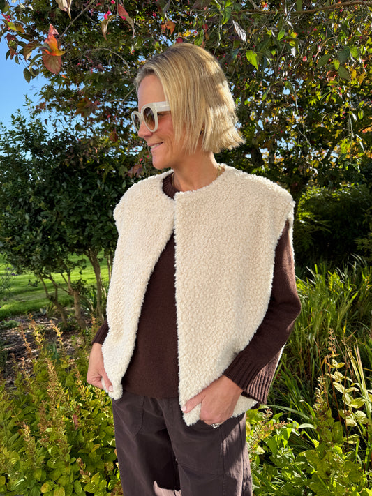 Faux Shearling Gilet