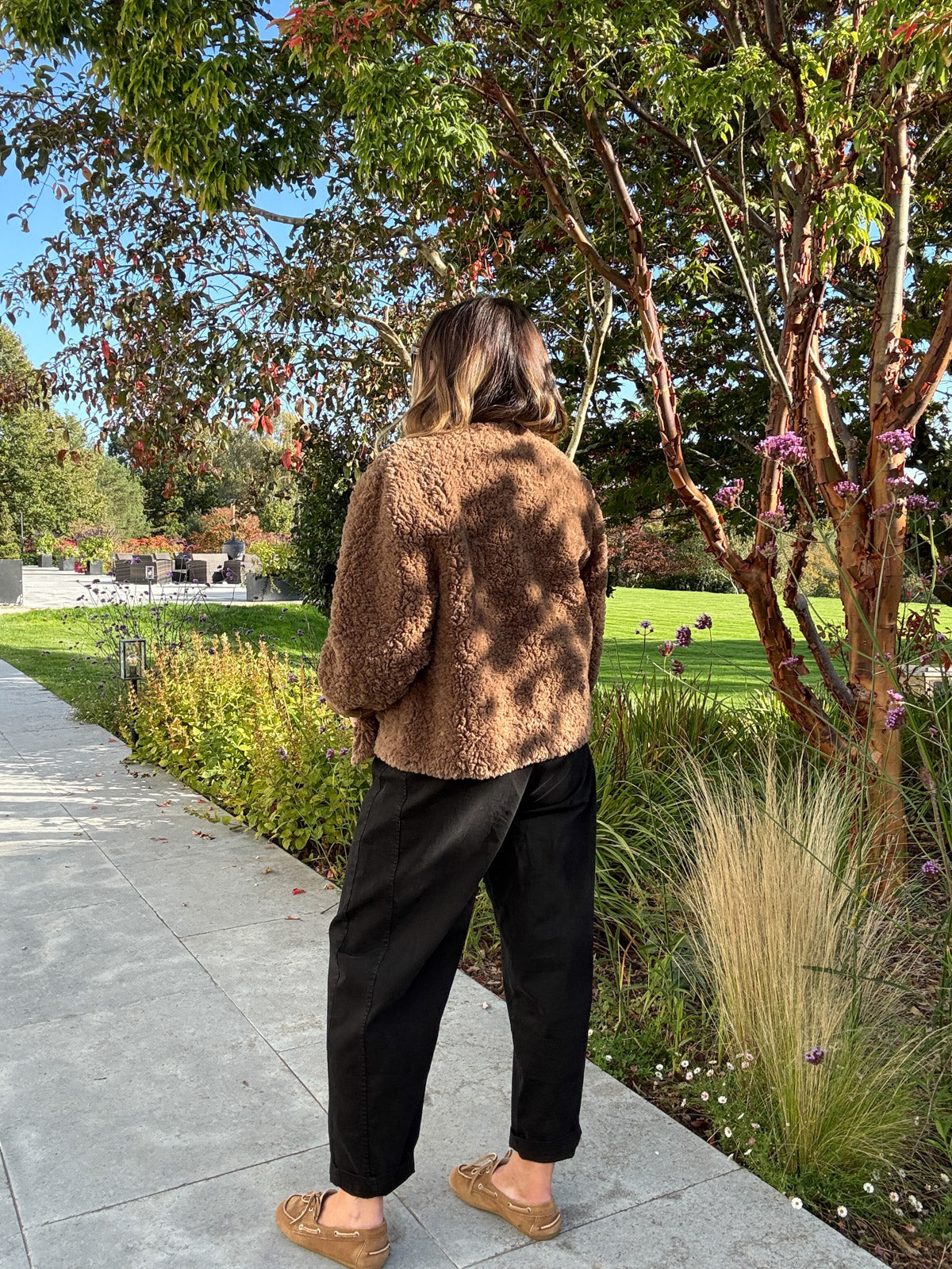 Brown Faux Fur Reversible Jacket