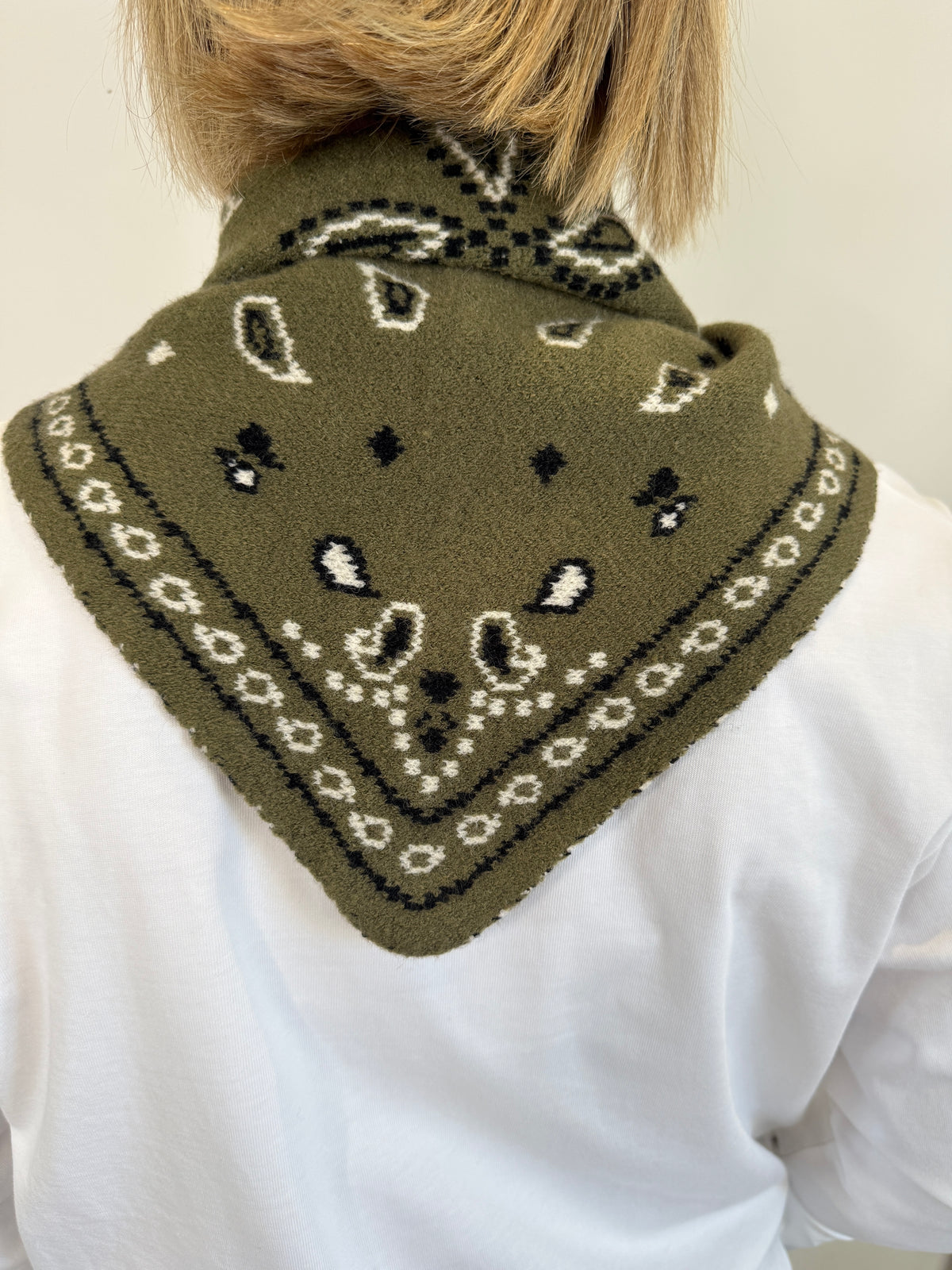 Khaki Triangle Bandana Scarf
