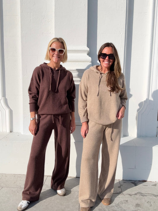 Warm Oatmeal Loungewear Set