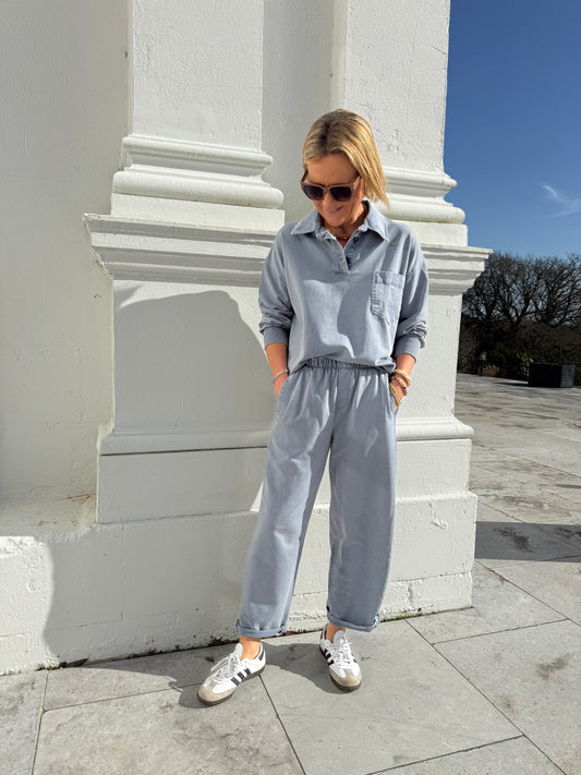 Denim Blue Loungewear Set