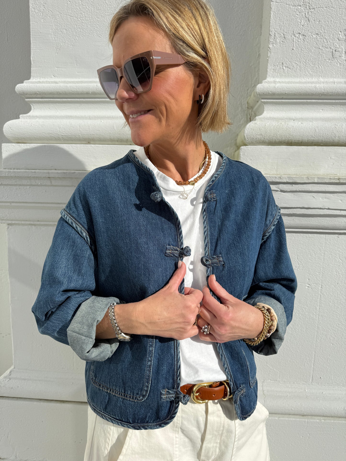 Denim Knot Jacket